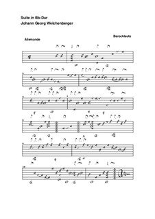 Suite für Laute: Suite für Laute by Johann Georg Weichenberger