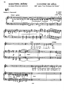Me voilà seule dans la nuit: Für Stimme und Klavier by Georges Bizet