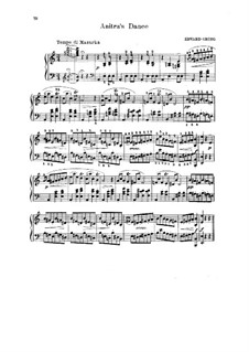 Suite Nr.1. Anitras Tanz, Op.46 No.3: Für Klavier (mit Fingersatz) by Edvard Grieg