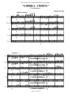 Glinka - suite: Für Streichorchester by Mikhail Gogolin