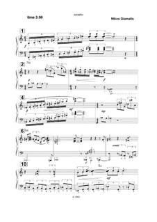 Soneto No.1, Op.2: Soneto No.1 by Nikolaos Giamalis