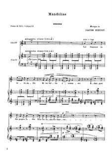 Mandoline, L.29: C-Dur by Claude Debussy
