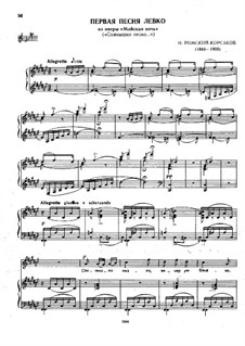 Mainacht: First Levko's Song by Nikolai Rimsky-Korsakov