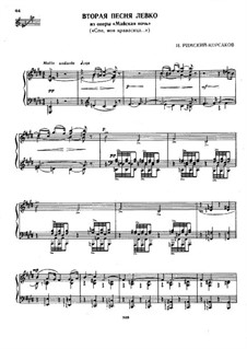 Mainacht: Second Levko's Song by Nikolai Rimsky-Korsakov