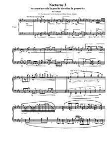 Nocturne No.3 for piano, MVWV 657: Nocturne No.3 for piano by Maurice Verheul