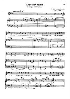 Mermaid: Cavatina's Prince by Alexander Sergeyevich Dargomyschski