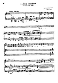 Der Dämon: Romance of Sinodal by Anton Rubinstein