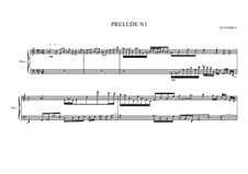 Prelude No.1 for piano, MVWV 81: Prelude No.1 for piano by Maurice Verheul