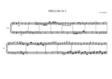 Prelude No.2 for piano, MVWV 82: Prelude No.2 for piano by Maurice Verheul