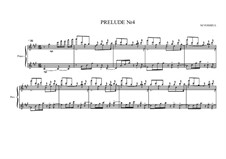 Prelude No.4 for piano, MVWV 84: Prelude No.4 for piano by Maurice Verheul