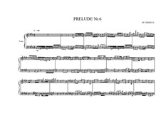 Prelude No.6b for piano, MVWV 87: Prelude No.6b for piano by Maurice Verheul