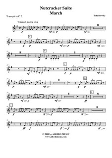 Vollständiger Teile: Trompete in C 2 (transponierte Stimme) by Pjotr Tschaikowski