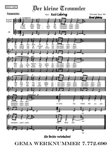 Weihnachtliches. Der kleine Trommler, Op.144: Weihnachtliches. Der kleine Trommler, Op.144 by folklore
