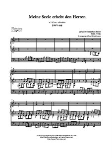 Choralvorspiele II (Schübler Chorales): Meine Seele erhebt den Herren and 'Wo soll ich fliehen hin', BWV 648, 646 by Johann Sebastian Bach