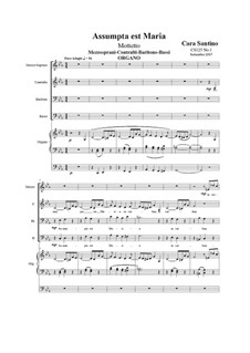 Assumpta est Maria. MABB and organ, CS125 No.1: Assumpta est Maria. MABB and organ by Santino Cara