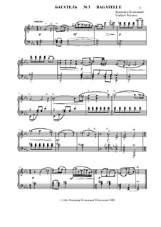 50 Bagatelles GBH: Bagatelle No.3 by Vladimir Polionny