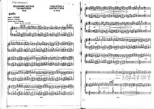 Tarantella Napoletana: For voice and piano (Italian and russian texts) by Gioacchino Rossini