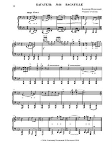 50 Bagatelles GBH: Bagatelle No.16 by Vladimir Polionny