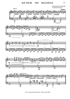 50 Bagatelles GBH: Bagatelle No.23 by Vladimir Polionny