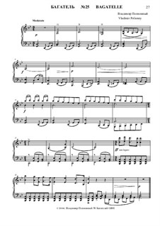 50 Bagatelles GBH: Bagatelle No.25 by Vladimir Polionny