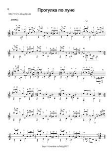 Прогулка по Луне, Op.20: Для гитары by Oleg Lukyanchikov