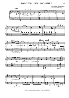 50 Bagatelles GBH: Bagatelle No.31 by Vladimir Polionny