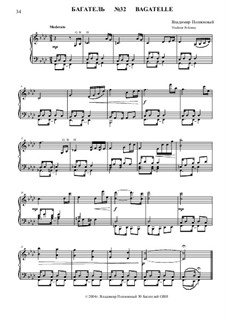 50 Bagatelles GBH: Bagatelle No.32 by Vladimir Polionny