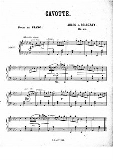 Gavotte, Op.43: Gavotte by Gyula Beliczay