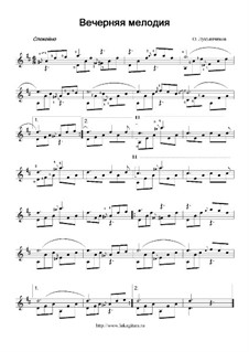 Вечерняя мелодия: Вечерняя мелодия by Oleg Lukyanchikov