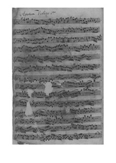 Suite für Violine und Orchester in g-Moll, TWV 55:g8: Suite für Violine und Orchester in g-Moll by Georg Philipp Telemann