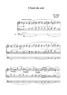 Chant du soir, Op.92 No.1: Chant du soir by Marco Enrico Bossi