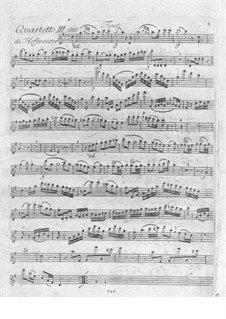 Quartette für Flöte und Streicher Nr.3-4: Quartette für Flöte und Streicher Nr.3-4 by Franz Anton Hoffmeister