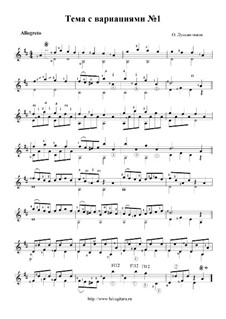 Тема с вариациями No.1: Тема с вариациями No.1 by Oleg Lukyanchikov