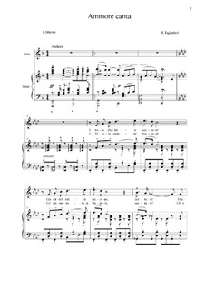 Ammore canta: Für Stimme und Klavier by Ernesto Tagliaferri
