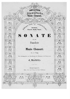 Zwei Sonaten, Op.34: Sonate Nr.1 by Muzio Clementi