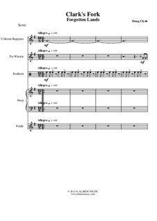 Forgotten Lands: Clark's Fork (Small Ensemble- Irish), AMSM52 by Doug Clyde