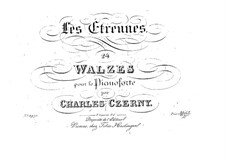 Vierundzwanzig Walzer für Klavier 'Les Etrennes', Op.32: Vierundzwanzig Walzer für Klavier 'Les Etrennes' by Carl Czerny