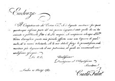 Sechs Sonaten für Violine und Basso Continuo: Partitur by Carlo Falco