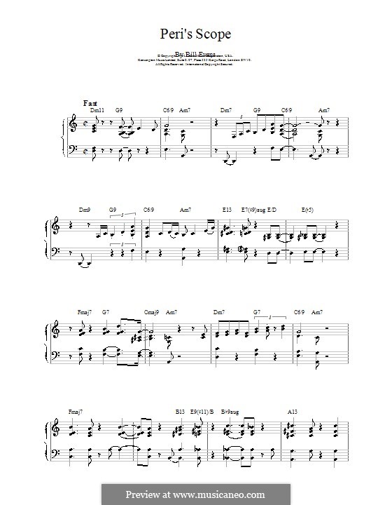 Peri's Scope: Für Klavier by Bill Evans