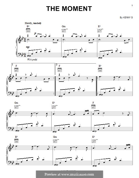 The Moment: Für Klavier by Kenny G