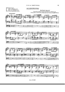 Allegretto und Canon: Allegretto und Canon by Maurice Blazy