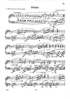Präludium in cis-Moll, Op.45: Für Klavier by Frédéric Chopin