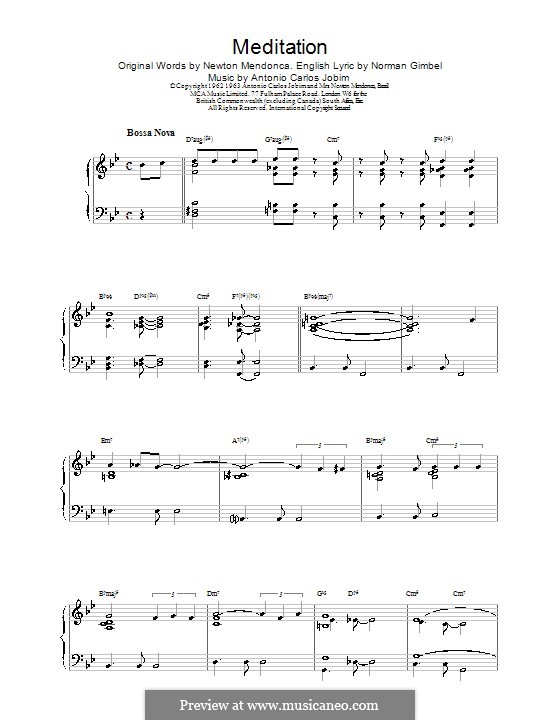Meditation: Für Klavier by Gerry Mulligan