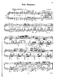 Polonäsen, Op. posth.71: Nr.3 in f-Moll by Frédéric Chopin