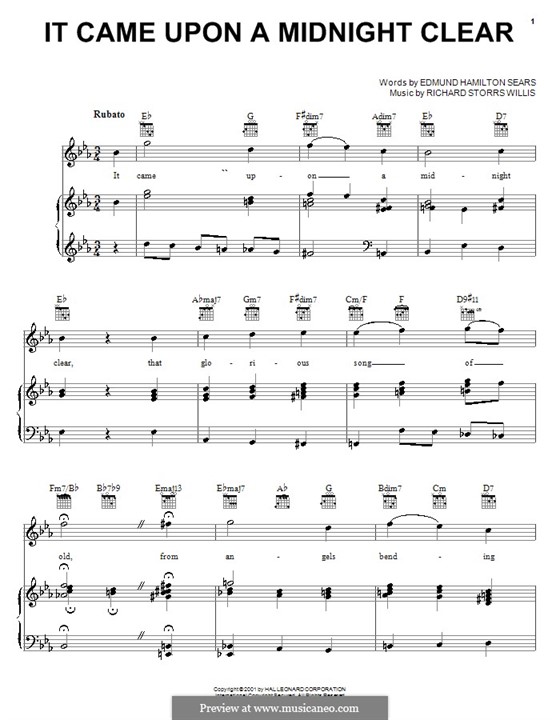Vocal version: Für Stimme und Klavier (oder Gitarre) by Richard Storrs Willis