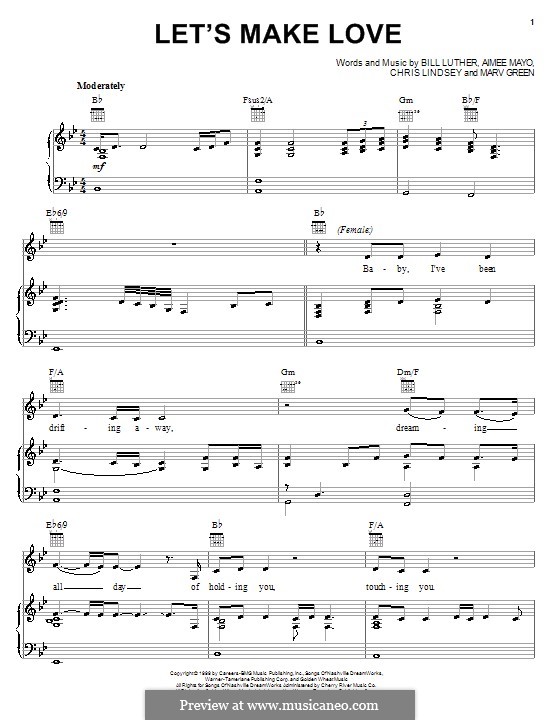 Let's Make Love (Faith Hill and Tim McGraw) von A. Mayo, B. Luther, C