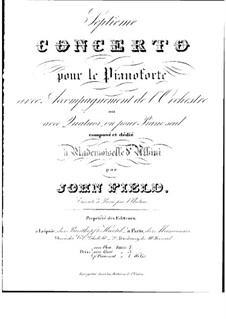 Konzert für Klavier und Orchester No.7, H.58: Konzert für Klavier und Orchester No.7 by John Field