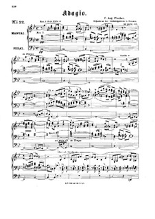 Adagio in B-dur: Adagio by Carl August Fischer