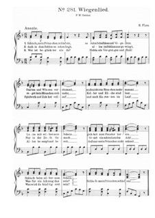 Wiegenlied: Für Stimme und Klavier by Bernhard Flies