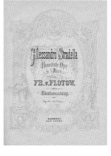 Alessandro Stradella: Bearbeitung für Stimmen und Klavier by Friedrich von Flotow